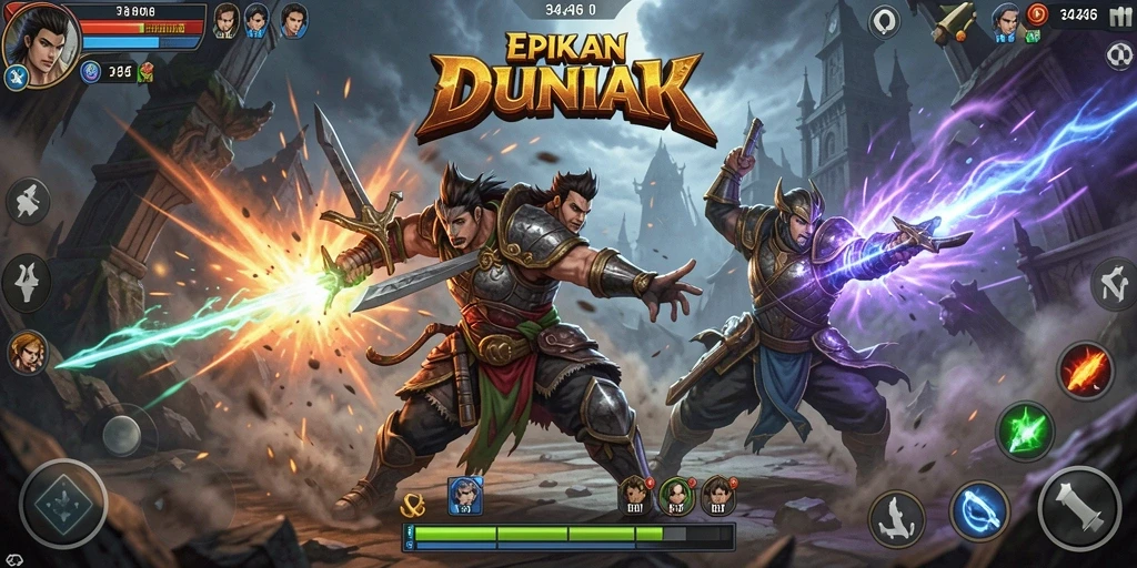 Gameplay seru dengan pertempuran yang intens di 3446.