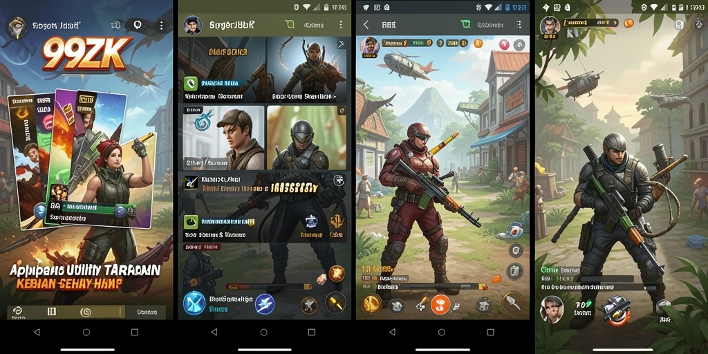 Screenshot utama 99ZK menampilkan antarmuka pengguna yang ramah dan fungsional.