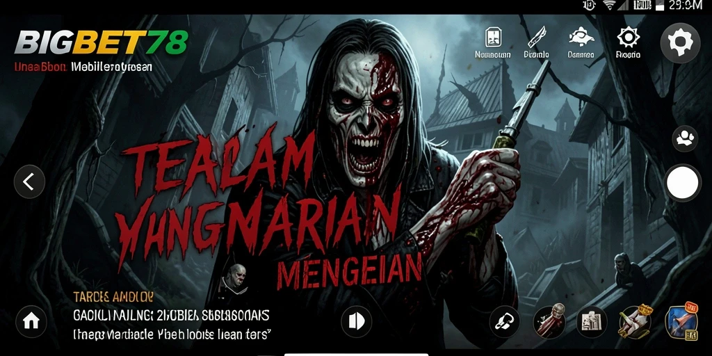 Screenshot gameplay BIGBET78 menampilkan suasana Horror yang mencekam dan menegangkan.