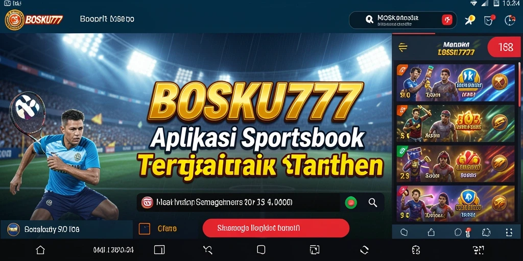 Tampilan Gameplay Menarik dalam Aplikasi Sportsbook BOSKU777.