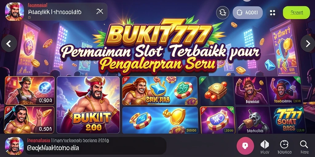 Tampilan gameplay BUKIT777 yang menarik dan menghibur.