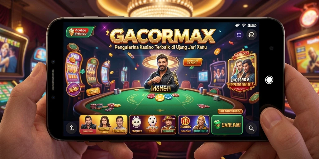 Tampilan permainan Kasino yang menarik di GACORMAX.