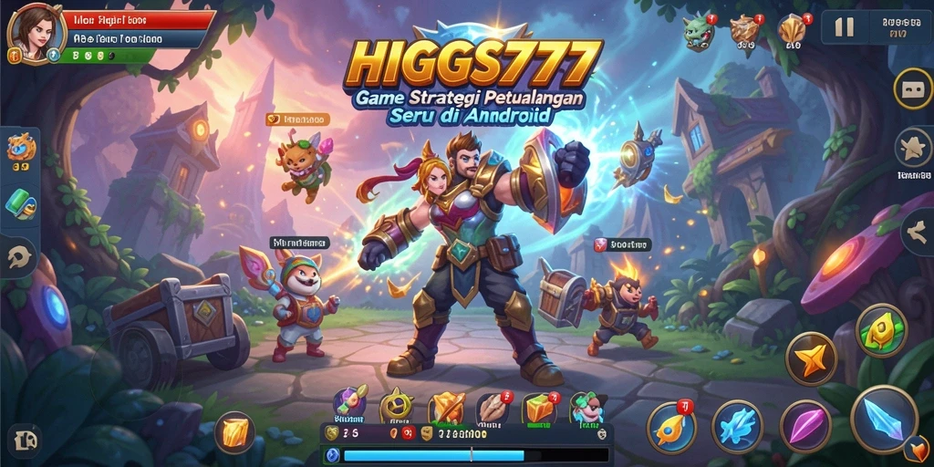 Screenshot utama HIGGS777 menampilkan gameplay yang penuh aksi dan strategi.