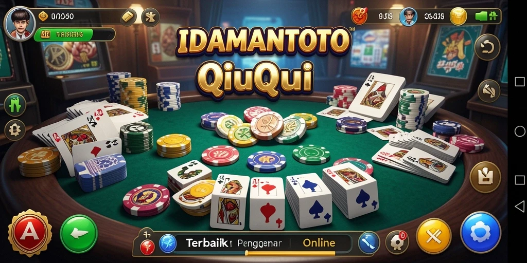 Screenshot gameplay QiuQiu IDAMANTOTO yang seru dan mendebarkan.