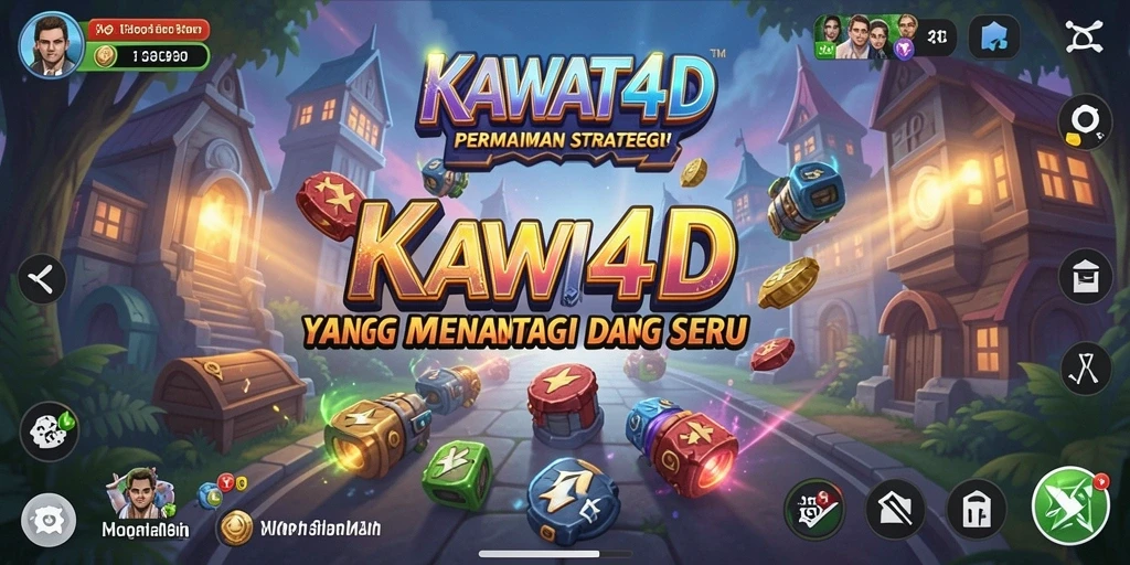 Tampilan gameplay KAWAT4D dengan strategi yang menarik.
