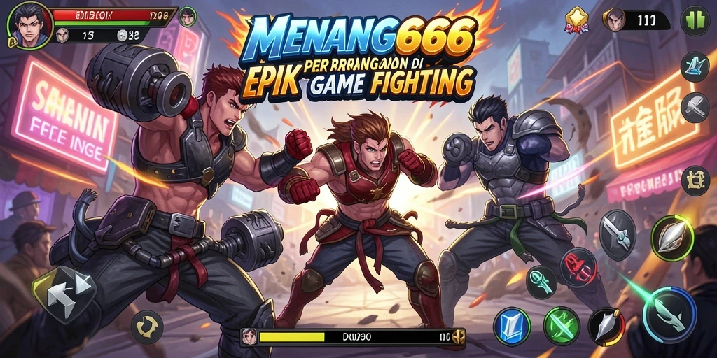 Tangkapan layar MENANG666 menunjukkan aksi pertarungan yang intens.