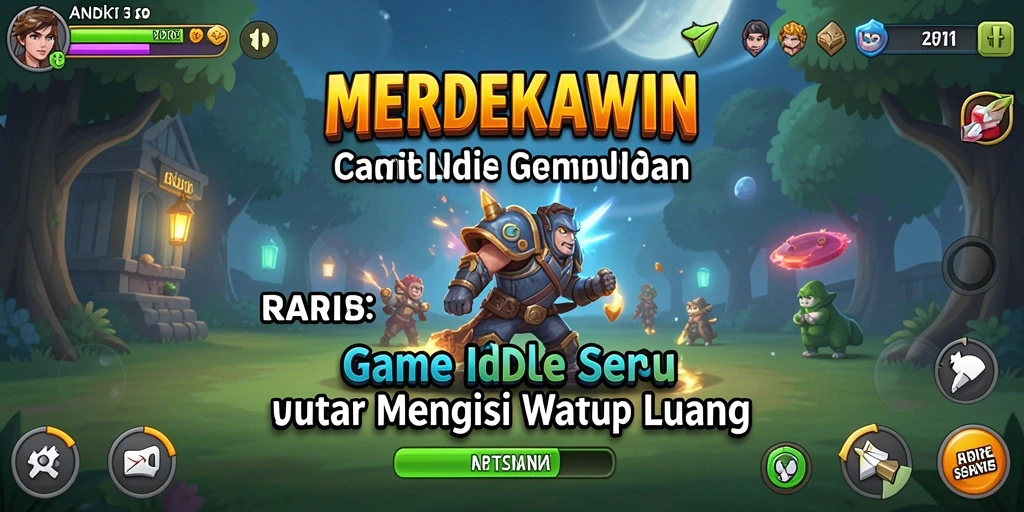 Tampilan gameplay seru dalam MERDEKAWIN yang menarik perhatian.