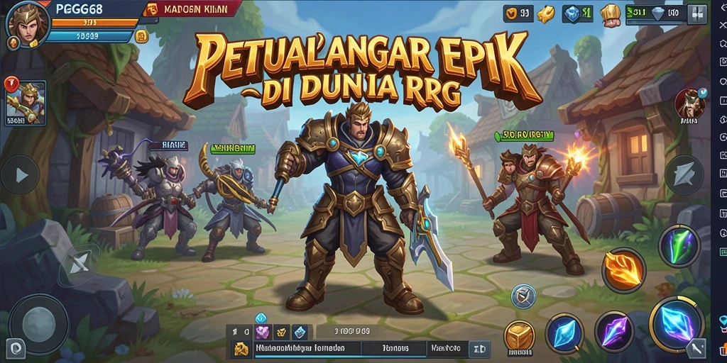 Tampilan gameplay PGG68 yang menakjubkan dan mendalam.