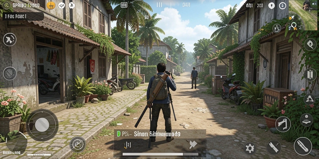 Tampilan gameplay RP99 yang menakjubkan dan penuh interaksi.