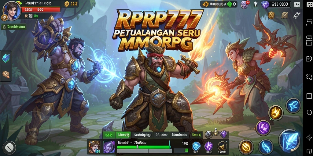 Tampilan gameplay RPRP777 yang menakjubkan dalam petualangan RPG.