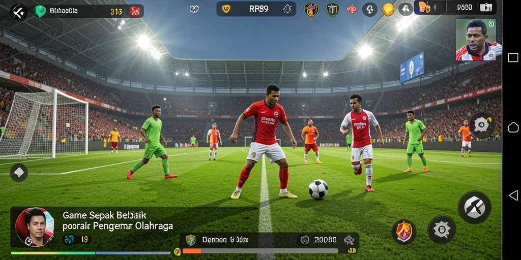 Gameplay RR89 yang mendebarkan dengan aksi sepak bola yang menakjubkan.