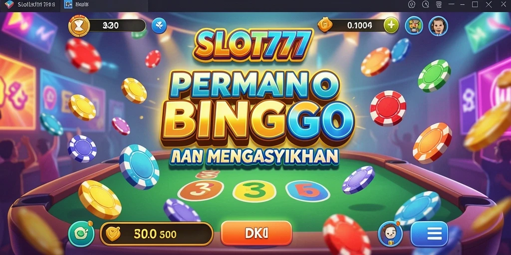 Tampilan screenshot dari gameplay seru Bingo di SLOT777.