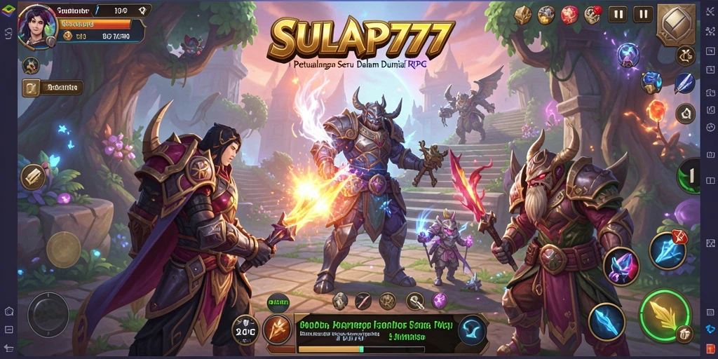 Gameplay SULAP777 yang mendebarkan dengan aksi RPG yang seru.