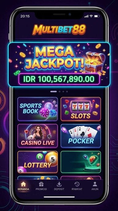 Tampilan antarmuka multibet88 yang user-friendly.